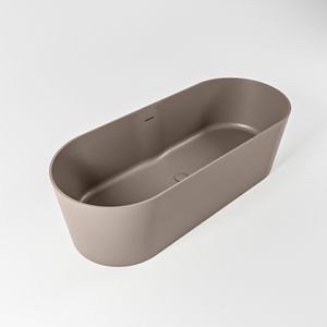 Vrijstaand bad Mondiaz Noble | 180x75 cm | Solid surface | Ovaal | Smoke