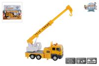 Kids Globe hijskraan die-cast met licht en geluid, 15cm