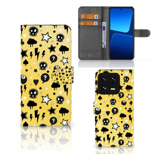 Telefoonhoesje met Naam Xiaomi 13 Pro Punk Geel