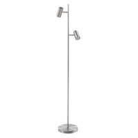 Ylumen Vloerlamp Burgos 2 lichts H 142 cm mat chroom - thumbnail