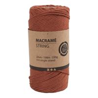 Creativ Company Macrame koord - burnt orange, 198m