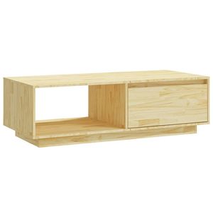 vidaXL Salontafel 110x50x33,5 cm massief vurenhout