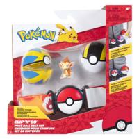 Jazwares Pokémon clip 'n' go met riem speelset chimchar quick ball Jazwares Pokémon clip 'n' go met riem speelset chimchar quick ball