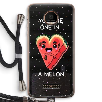 One In A Melon: Motorola Moto Z Force Transparant Hoesje met koord