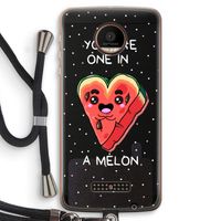 One In A Melon: Motorola Moto Z Force Transparant Hoesje met koord One In A Melon: Motorola Moto Z Force Transparant Hoesje met koord