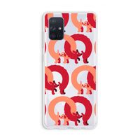 Dogs: Galaxy A71 Transparant Hoesje