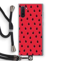 Watermelon: Samsung Galaxy Note 10 Transparant Hoesje met koord