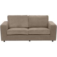 Leen Bakker - Bank Stuttgart 3-zits - Stof - Taupe - 94x195x80 Cm