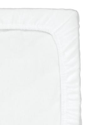 HEMA Molton hoeslaken wieg 40 x 80 cm (wit)
