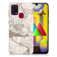 Samsung Galaxy M31 | TPU | Siliconen hoesje | Marmer Beige