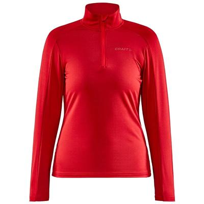 Craft Core Gain ondershirt lange mouw rood dames