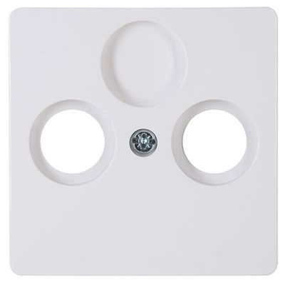 Kopp HK05 antennecontactdoos TV/Radio wit glanzend