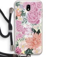 Kindness matters: Samsung Galaxy J7 (2017) Transparant Hoesje met koord