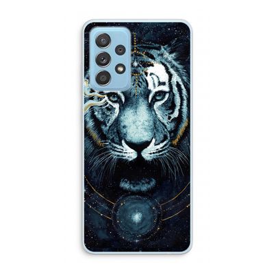 Darkness Tiger: Samsung Galaxy A73 Transparant Hoesje