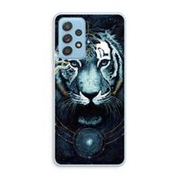 Darkness Tiger: Samsung Galaxy A73 Transparant Hoesje