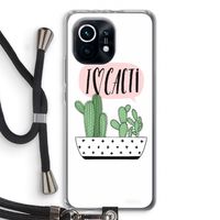 I love cacti: Xiaomi Mi 11 Transparant Hoesje met koord