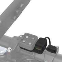 OXFORD usb-adapter "cliqr" usb charg. adapter black