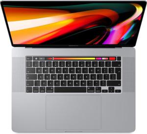 Refurbished MacBook Pro 16 inch Touchbar i7 2.6 512 GB Zilver 32 GB Als nieuw