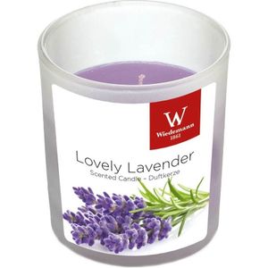 1x Lavendel geur kaarsen 25 branduren