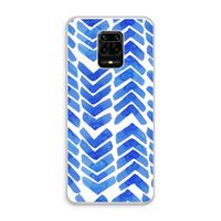 Blauwe pijlen: Xiaomi Redmi Note 10 Lite Transparant Hoesje