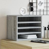 VidaXL Bureau organiser 36x26x29,5 cm bewerkt hout grijs sonoma eiken VidaXL Bureau organiser 36x26x29,5 cm bewerkt hout grijs sonoma eiken