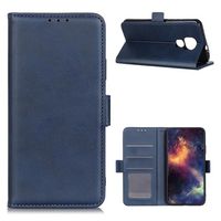 Motorola Moto G9 Play Wallet Hoesje met Magnetische Sluiting - Blauw