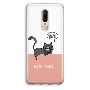 GSM poes: OnePlus 6 Transparant Hoesje