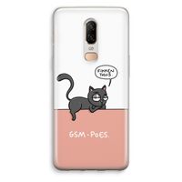 GSM poes: OnePlus 6 Transparant Hoesje