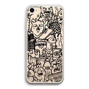 Vexx Black Mixtape: iPhone 7 Transparant Hoesje