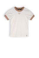 NoNo Meisjes t-shirt - Kayla - Sneeuw wit - thumbnail