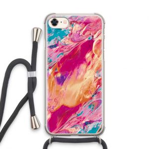Pastel Echoes: iPhone 7 Transparant Hoesje met koord