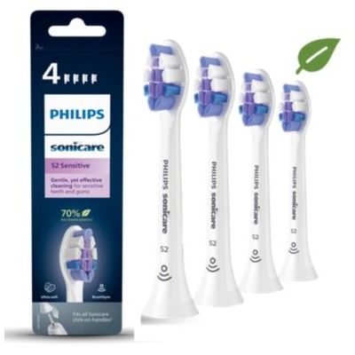 PhilipsTandenborstelset / S2 Sensitive, 4 stuks / Sonicare Mondverzorging accessoire Wit