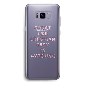 Christian Grey: Samsung Galaxy S8 Plus Transparant Hoesje