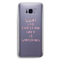 Christian Grey: Samsung Galaxy S8 Plus Transparant Hoesje