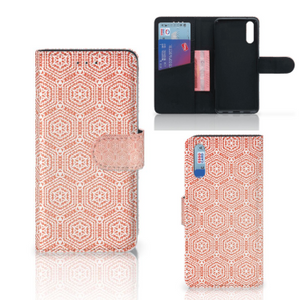 Huawei P20 Telefoon Hoesje Pattern Orange