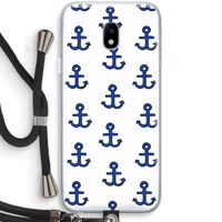 Ankers: Samsung Galaxy J3 (2017) Transparant Hoesje met koord