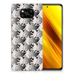 Xiaomi Poco X3 | Poco X3 Pro TPU Hoesje Salamander Grey