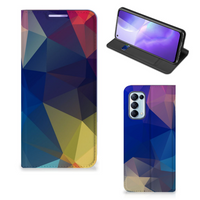 OPPO Find X3 Lite Stand Case Polygon Dark - thumbnail