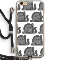 Cats: iPhone 6 / 6S Transparant Hoesje met koord