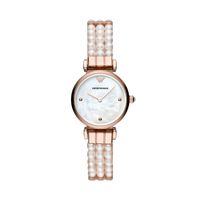 Horlogeband Armani AR11317 Staal Rosé 12mm