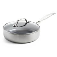 GreenPan Geneva Hapjespan 24 cm RVS GreenPan Geneva Hapjespan 24 cm RVS