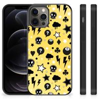 Mobiel Case iPhone 12 Pro Max Punk Geel