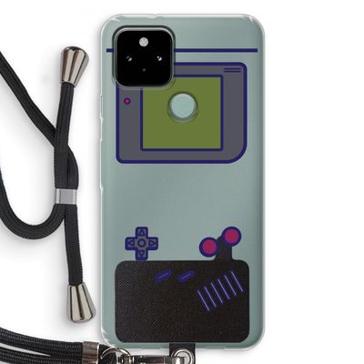 Game On: Pixel 5 Transparant Hoesje met koord