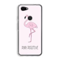 Pink positive: Google Pixel 3a Transparant Hoesje