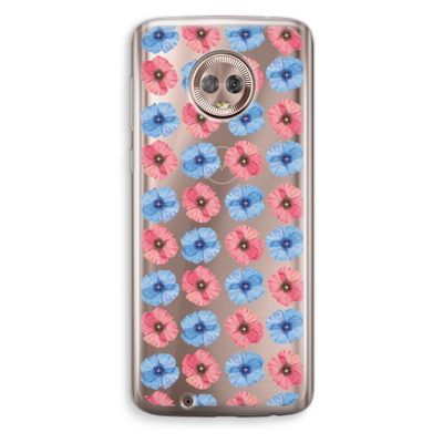 Klaproosjes: Motorola Moto G6 Transparant Hoesje
