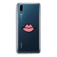 Kusje: Huawei P20 Transparant Hoesje Kusje: Huawei P20 Transparant Hoesje