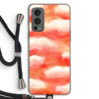 Lichte Wolken: OnePlus Nord 2 5G Transparant Hoesje met koord