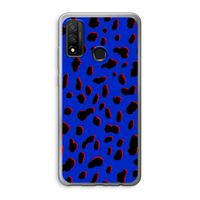 Blue Leopard: Huawei P Smart (2020) Transparant Hoesje
