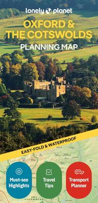 Wegenkaart - landkaart Planning Map Oxford & the Cotswolds | Lonely Planet