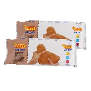 Kinder speelgoed klei 2.5 kilo kleur terracotta